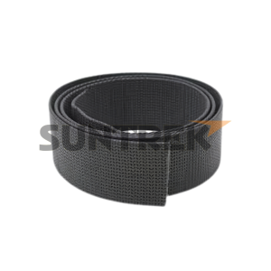 Weight-belt webbing by inch