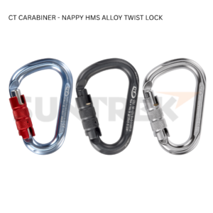 CARABINER - NAPPY HMS ALLOY TWIST LOCK