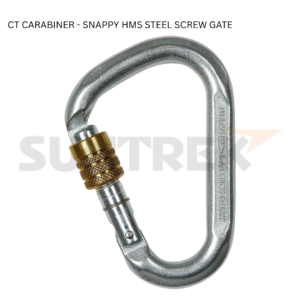 CARABINER - SNAPPY HMS STEEL SCREW GATE