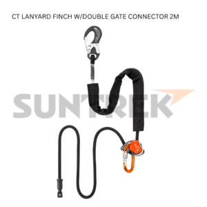 LANYARD - FINCH W/ DOUBLE GATE CONNECTOR 2MTRS