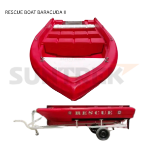RESCUE BOAT BARRACUDA FIBER PLASTIC 8-12person