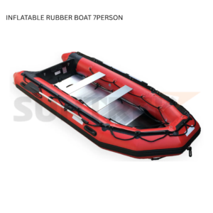 INFLATABLE RUBBER BOAT 7 PERSON BM380