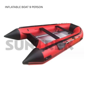 INFLATABLE RUBBER BOAT 9 PERSON BM430