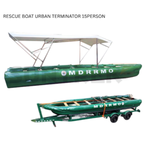 RESCUE BOAT URBAN TERMINATOR FIBERGLASS 15PAX